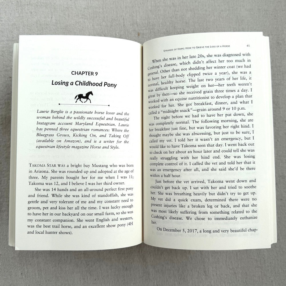 Strands of Hope: How to Grieve the Loss of a Horse | Susan Friedland